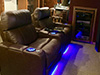 ht design pembroke two 2-arm recliners led cupholders and baselighting