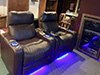 ht design pembroke two 2-arm recliners led base lighting & lighted cupholders