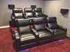 ht design southampton straight rows of 3 led cupholders & baselighting