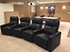 ht design southampton home theater chairs curved row of 4