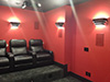 ht design southampton straight row of 3 media room seats