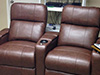 ht design southampton brown curved row of 2 w/tray table
