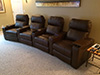 ht design southampton brown curved row of 4