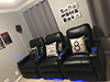 ht design southampton home theater seating row of 3 led cupholders and baselighting
