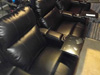 ht design southampton home theater seating straight row of 3 w/tray tables