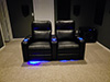 ht design southampton straight row of 2 led cupholders & baselighting