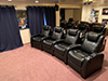 ht design sheffield curved row of 4 & row of 3 media room seats