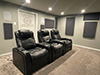 HT Design Sheffield home theater seating customer installation