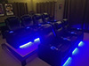 ht design sheffield row of 3 and row of 4 led cupholders & baselighting