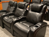 ht design sheffield straight row of 3 home theater seats