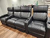 ht design sheridan home theater seating row of 4 middle loveseat