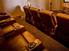 ht design somerset home theater seating brown rows of 4