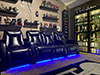 ht design somerset home theater seating row of 4 with middle loveseat led baselighting & cupholders