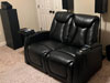 ht design somerset home theater seating row of 2 loveseat led cupholders