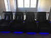 ht design somerset row of 4 led cupholders & baselighting