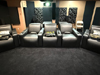 ht design surround home theater seat row of 3 between two single recliners