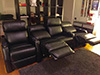HT Design Warwick row of 4 middle loveseat reclining seats