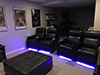 HT Design Warwick Rows of 2 LED Cupholders & Baselighting