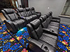 ht design waveland 2 rows of 4 with middle loveseat multi-color led cupholders and baselighting