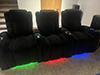 ht design waveland row of 3 multi-color led cupholders and baselighting
