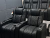 ht design waveland straight row of 2 and row of 3 sofa home theater seats