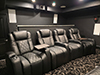 ht design waveland curved only modified row of 4 home theater recliners