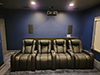 ht design waveland straight row of 4 home theater recliners