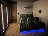 ht design waveland row of 3 and row of 3 right side facing home theater seating led lighting
