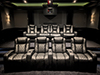 ht design waveland curved row of 4 modified home theater recliners and row of 4 middle loveseat in home theater