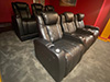 ht design waveland 2 rows of 3 home theater chairs