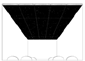 Star field ceiling layout diagram