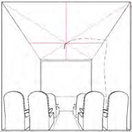 Room layout diagram for panel alignment