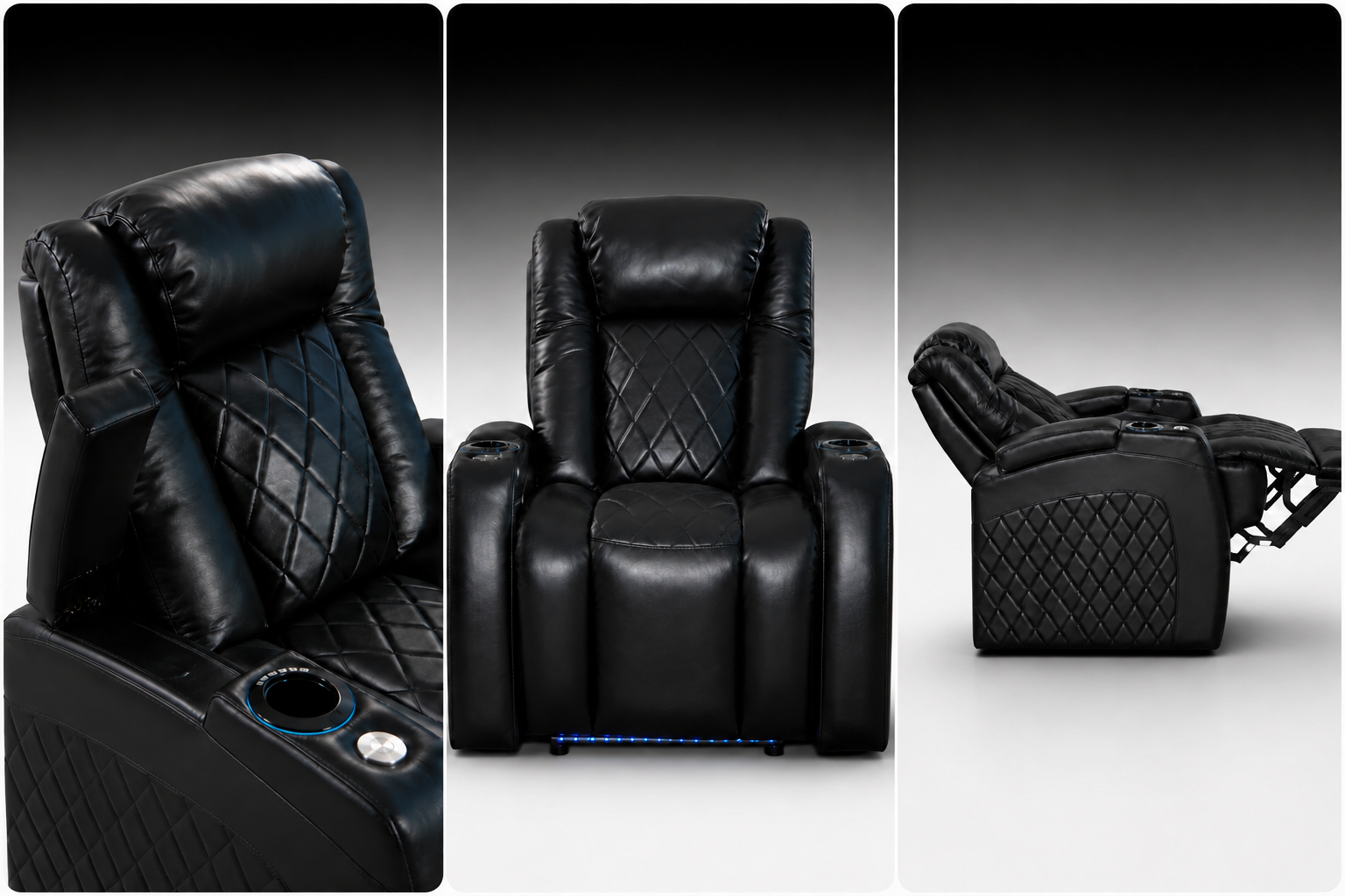 HT Design Waveland power headrest power lumbar and power recline