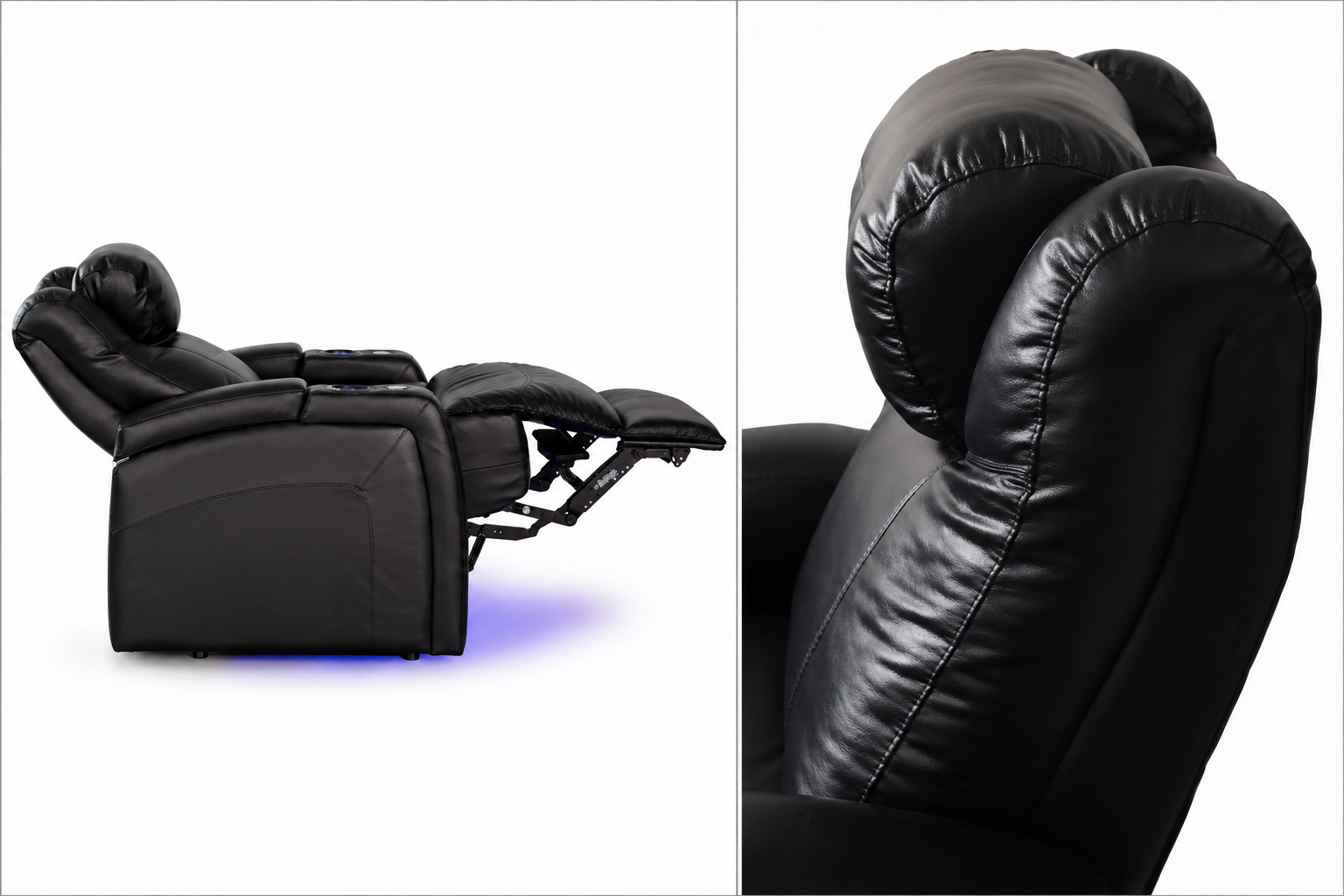 HT Design Sheffield power recline and power headrest