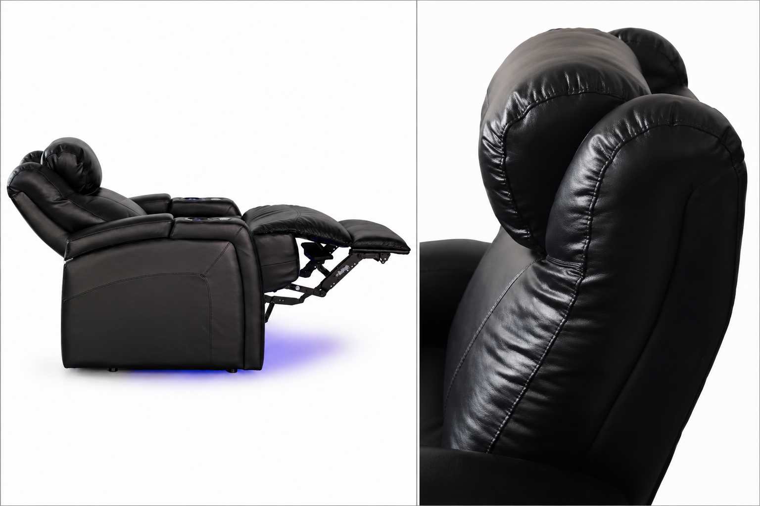 HT Design Sheffield power recline and power headrest