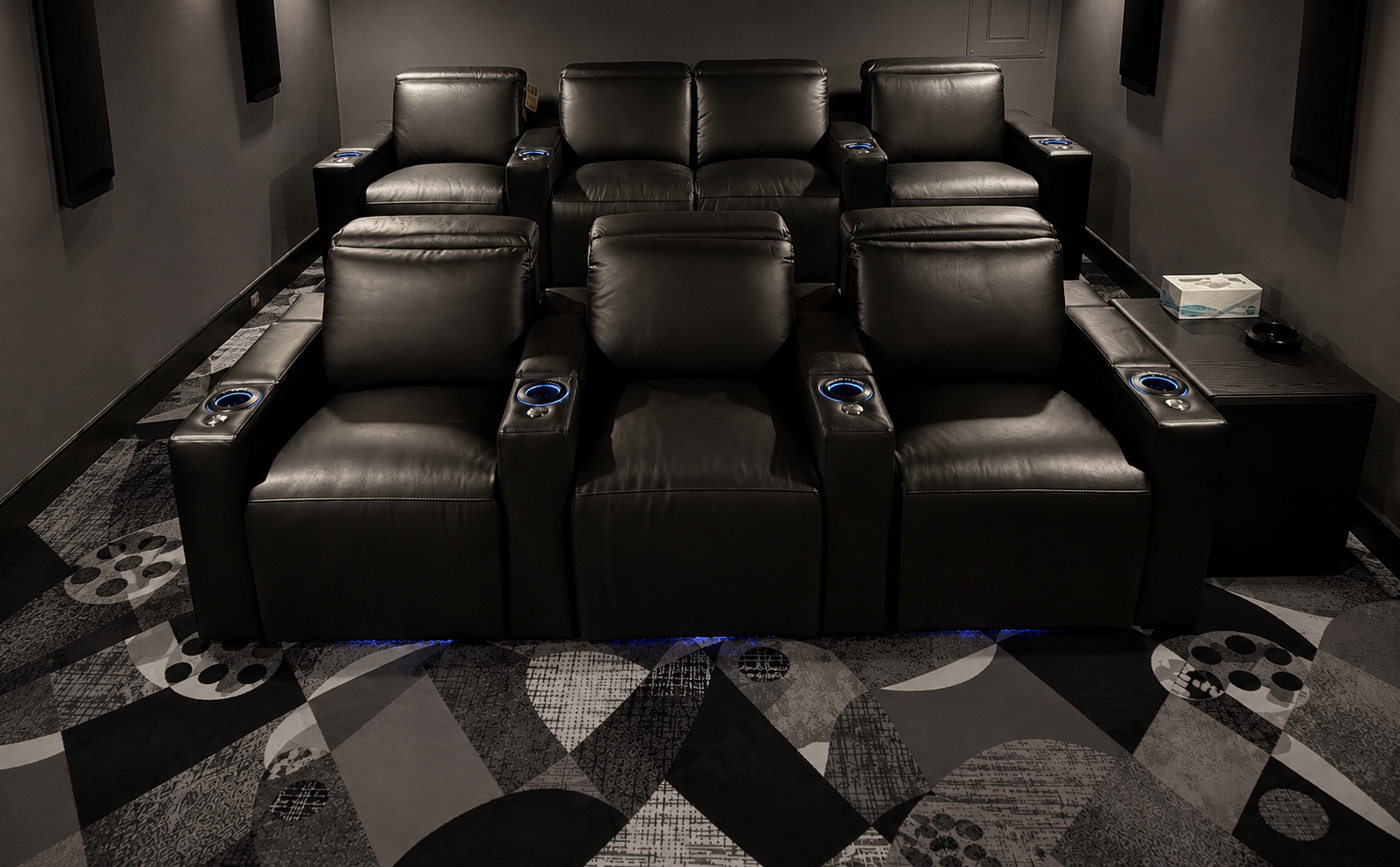 HT Design Surround home theater seating dimensions