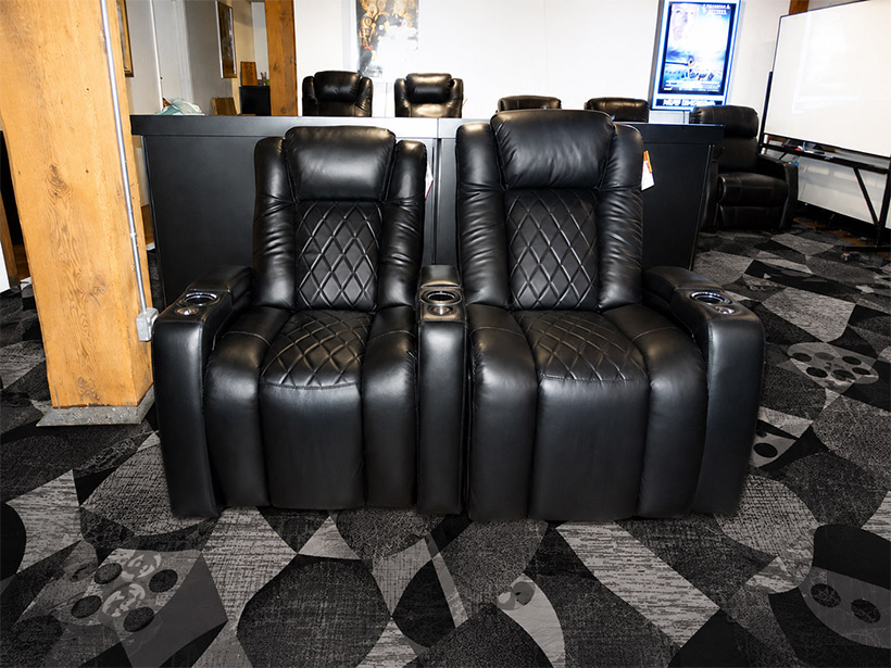 HT Design Waveland Standard Size compared with Waveland XL Big and Tall home theater seating