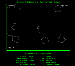 asteroids game