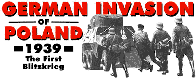 German invasion of Poland Banner, Nazi Documentary.
