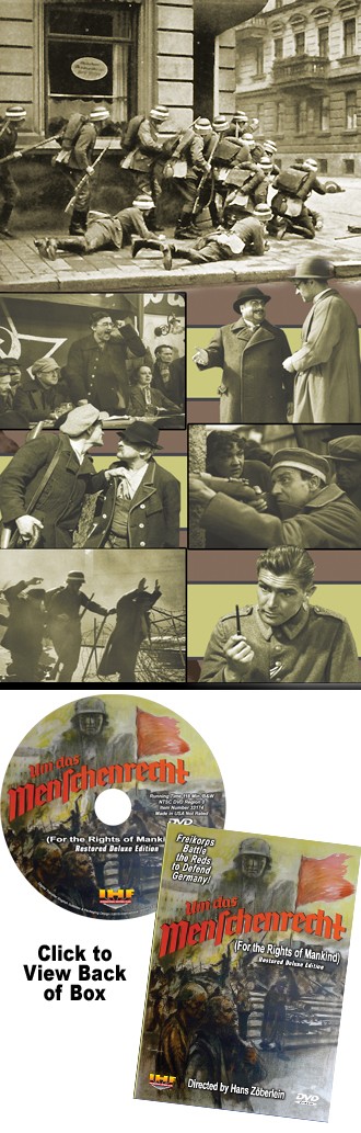 For the Rights of Mankind DVD (Um das Menschenrecht)  (Hans Zöberlein, 1934)