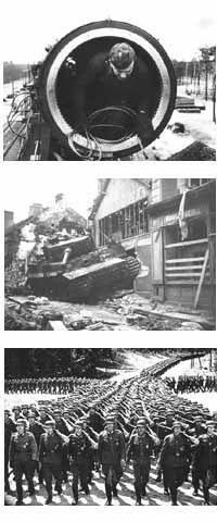 German soldiers image reel.