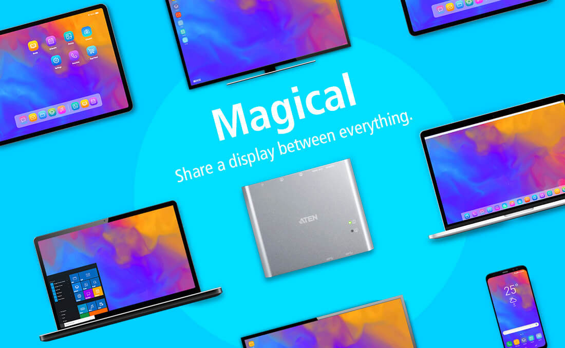 Aten US3310 USB-C KVM Switch Banner