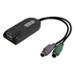 Minicom by TrippLite 0DT60002 PS2 to USB Converter