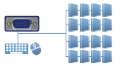 16 Port VGA KVM Switch