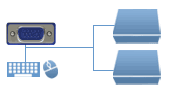 2 Port VGA KVM Switch