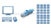 32 to 42 Port CAT 5/6 KVM Switches
