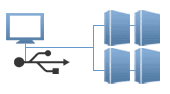 Four Port USB KVM Switches