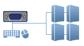 4 Port VGA KVM Switch