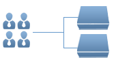 4 to 5 User CAT 5/6 KVM Switches