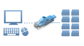 8 Port CAT 5/6 KVM Switches